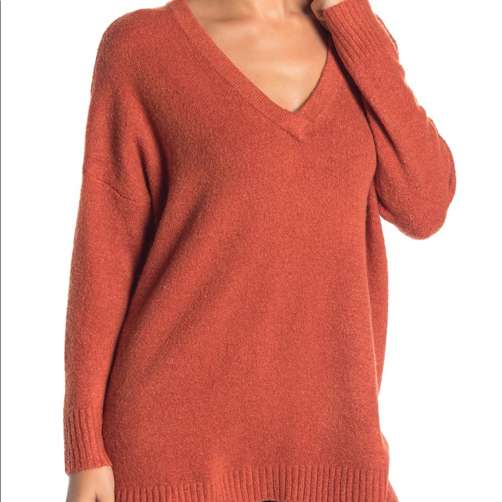 French connection wool v neck sweater